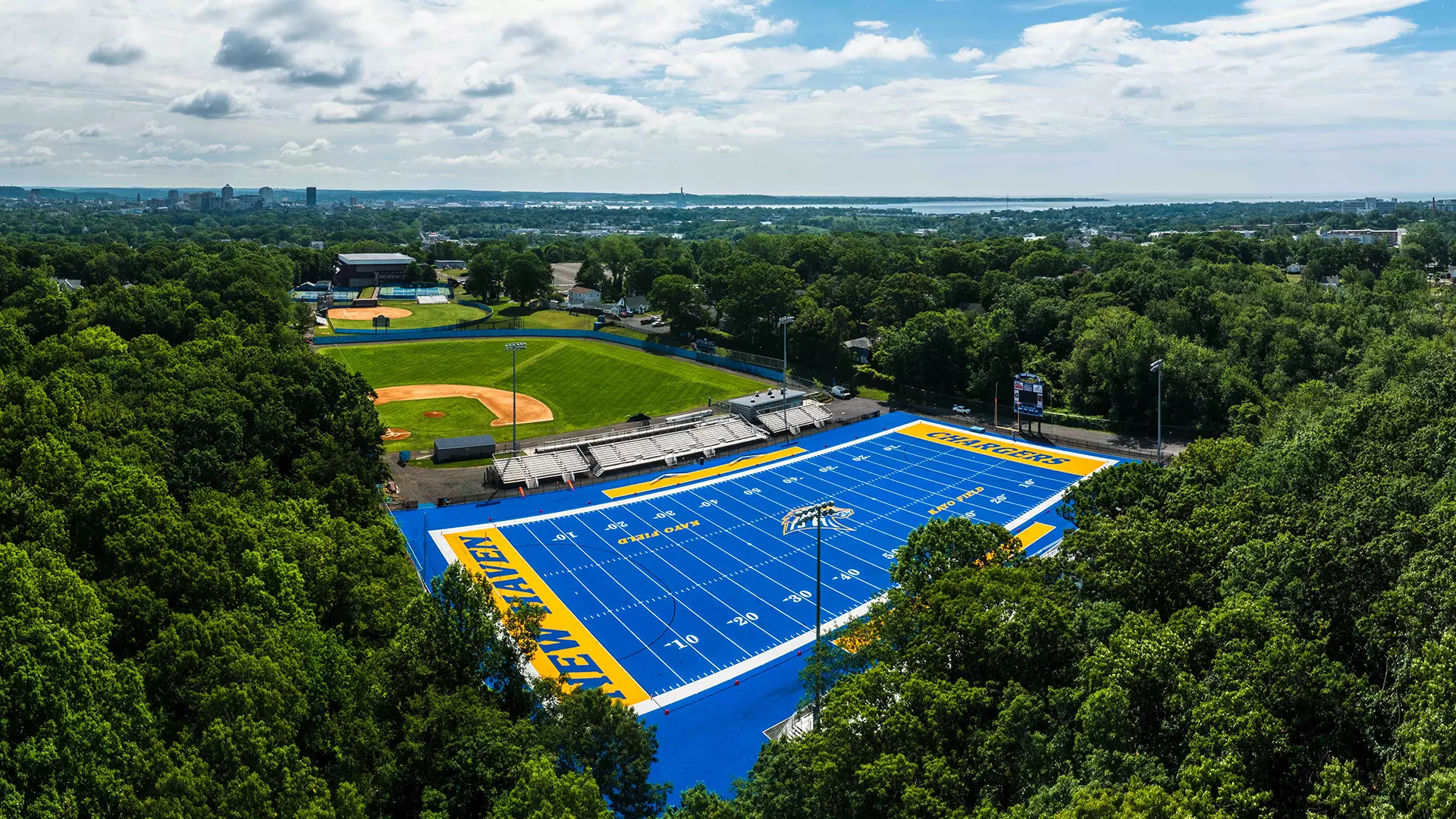 University of New Haven — outdoor athletic video display