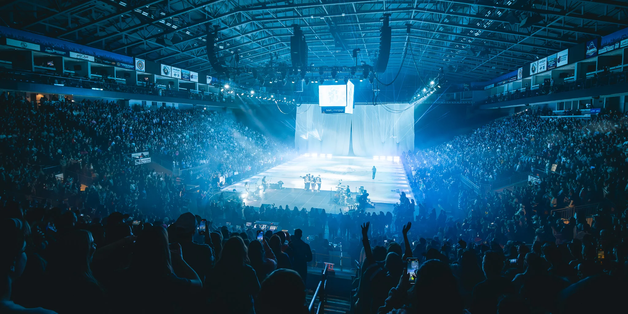 Total Mortgage Arena — multi-purpose arena LED display